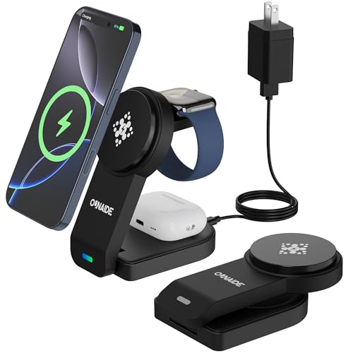 OUNAIDE 3-in-1 Foldable Charger