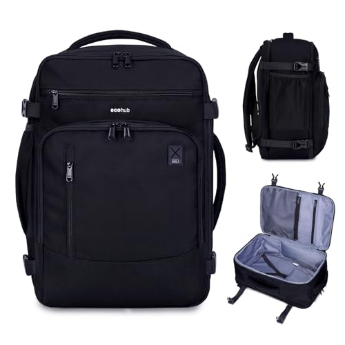 ECOHUB 17" Small Travel Backpack (Black)