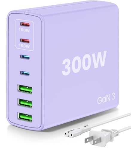 Knild 300W 7‑Port USB Charger