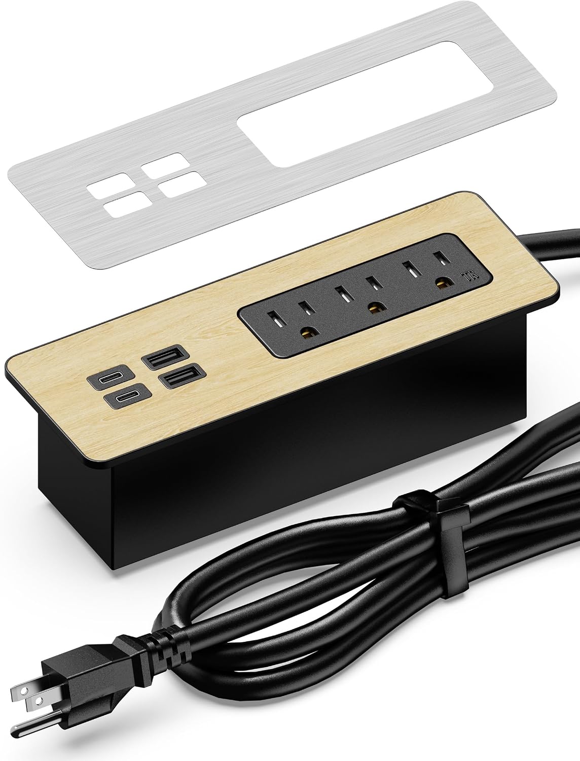 Emerising PD 65W Recessed Power Strip