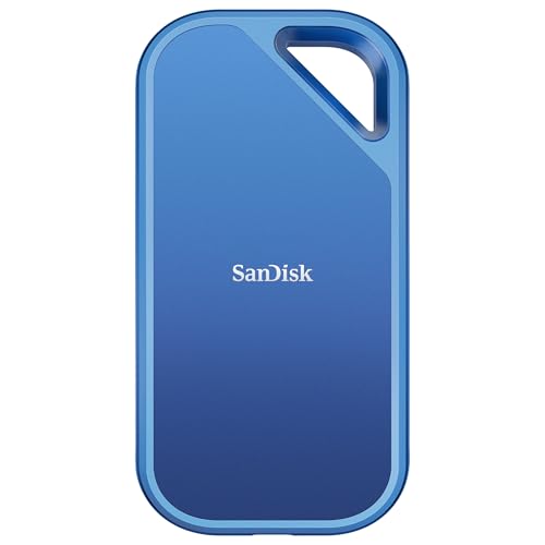 SanDisk 2TB Creator Pro Portable SSD - Up to 2000MB/s, for Laptops and Computers, USB-C, USB 3.2 Gen 2x2, IP65 Water and Dust Resistance, 1 Month of Adobe Creative Cloud Included - SDSSDE81C-2T00-G25