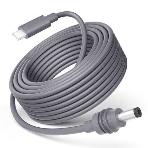 Starlink Mini Cable 75FT Starlink Mini USB C to DC Power Cable Cord 100W Input USB Type C to DC Cord, D C Power Ca ble Direct to USB-C for Star Link Work with 100W+PD Source Waterproof 18AWG 23M