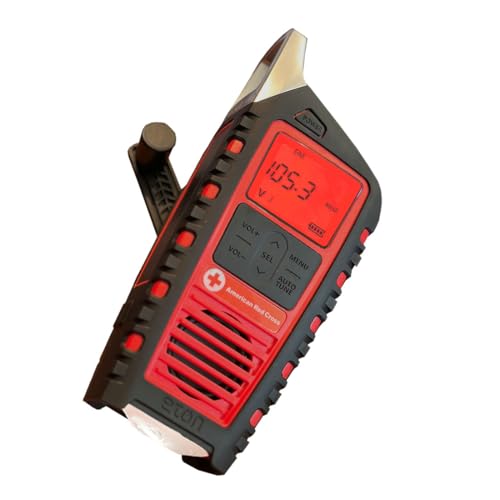 Eton Odyssey Adventure Hand Crank NOAA Weather Radio, All Band Emergency Radio, AM/FM Shortwave Storm, Bluetooth, Phone Charger, RDS, Solar, Multi-Function Flashlight, Camping, Hiking