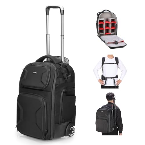 Neewer 2-in-1 Carry-On Roller/Backpack