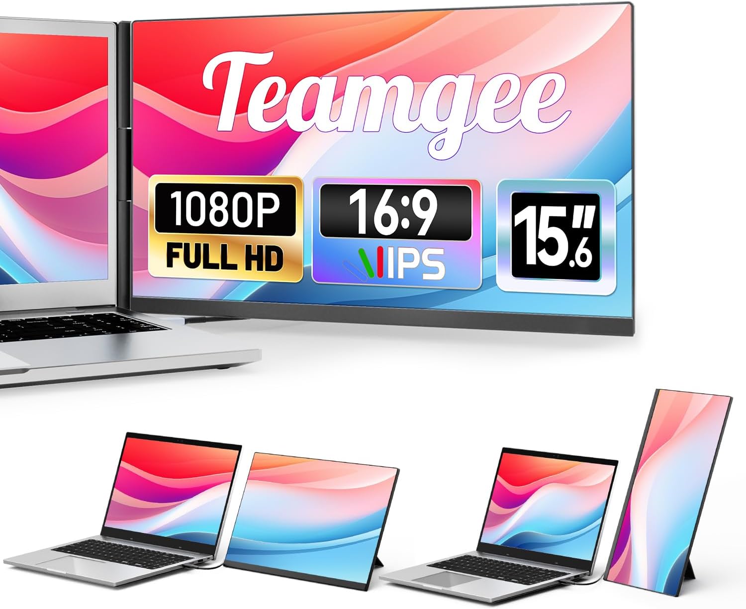 Teamgee 15.6" Laptop Screen Extender