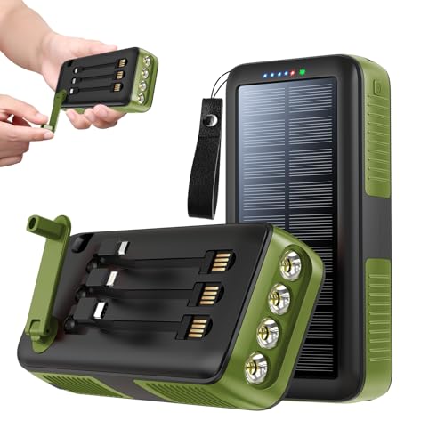 Solar Charger Power Bank 63200mAh (army green)