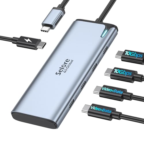 Selore USB C Splitter (Dual 4K)