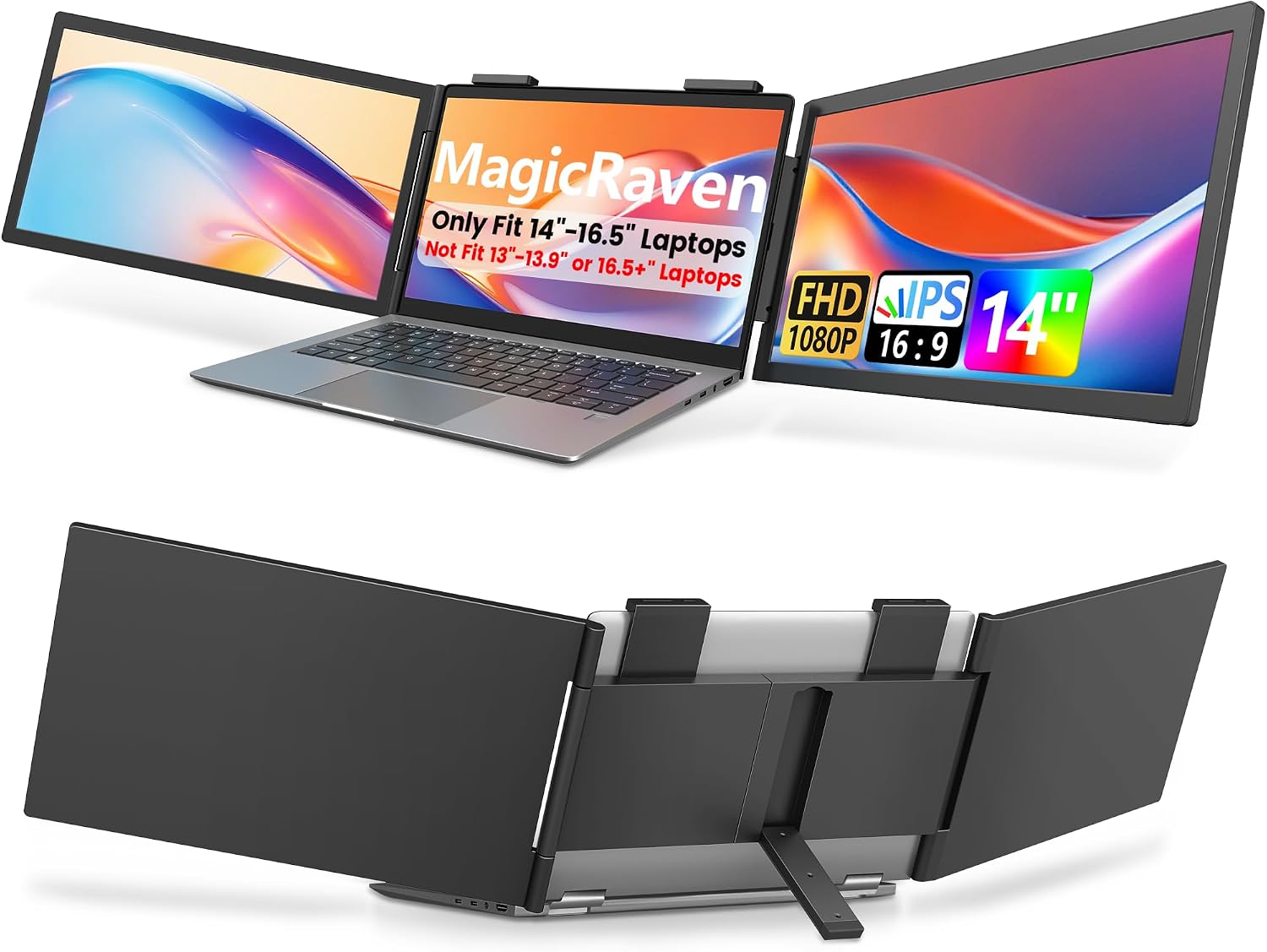 MAGICRAVEN Dual Laptop Screen Extender