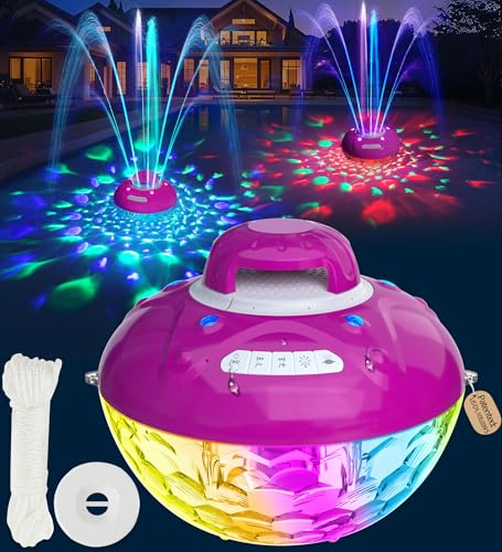 KingSom 3 in 1 Bluetooth Pool Speaker (Purple)