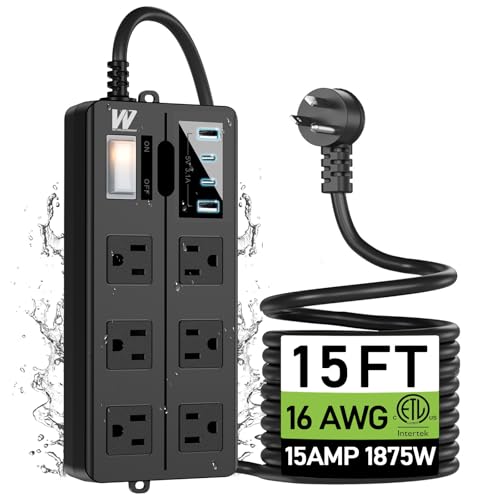 VNJ 6AC + 4USB Outdoor Strip