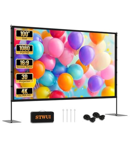 STWUI 100" Projector Screen