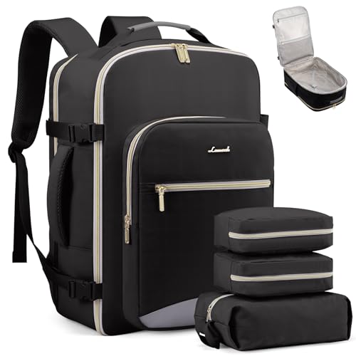 LOVEVOOK Travel Backpack 50L (Black-Grey)
