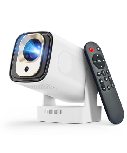 Auto Focus&1080PMagcubic Mini Smart Projector with 4K Support, Portable Projector with Wifi and Bluetooth, 5W Speaker, Built in Apps, Voice Control, Outdoor Movie Projector
