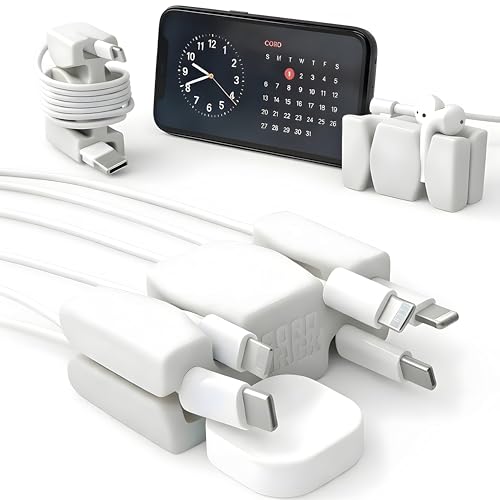 CordBrick 4pk Weighted Cord Holder (Gray)