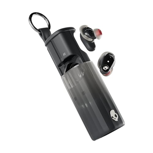 Skullcandy Method 360 ANC Wireless Earbuds, Sound by Bose, Bluetooth Headphones, Premium Noise Cancelling, Up to 40 Hrs Battery, Sweat and Water Resistant, Microphone for iPhone Android - True Black
