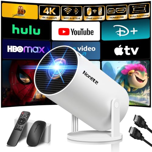 Nonete Built-in Apps Mini Projector