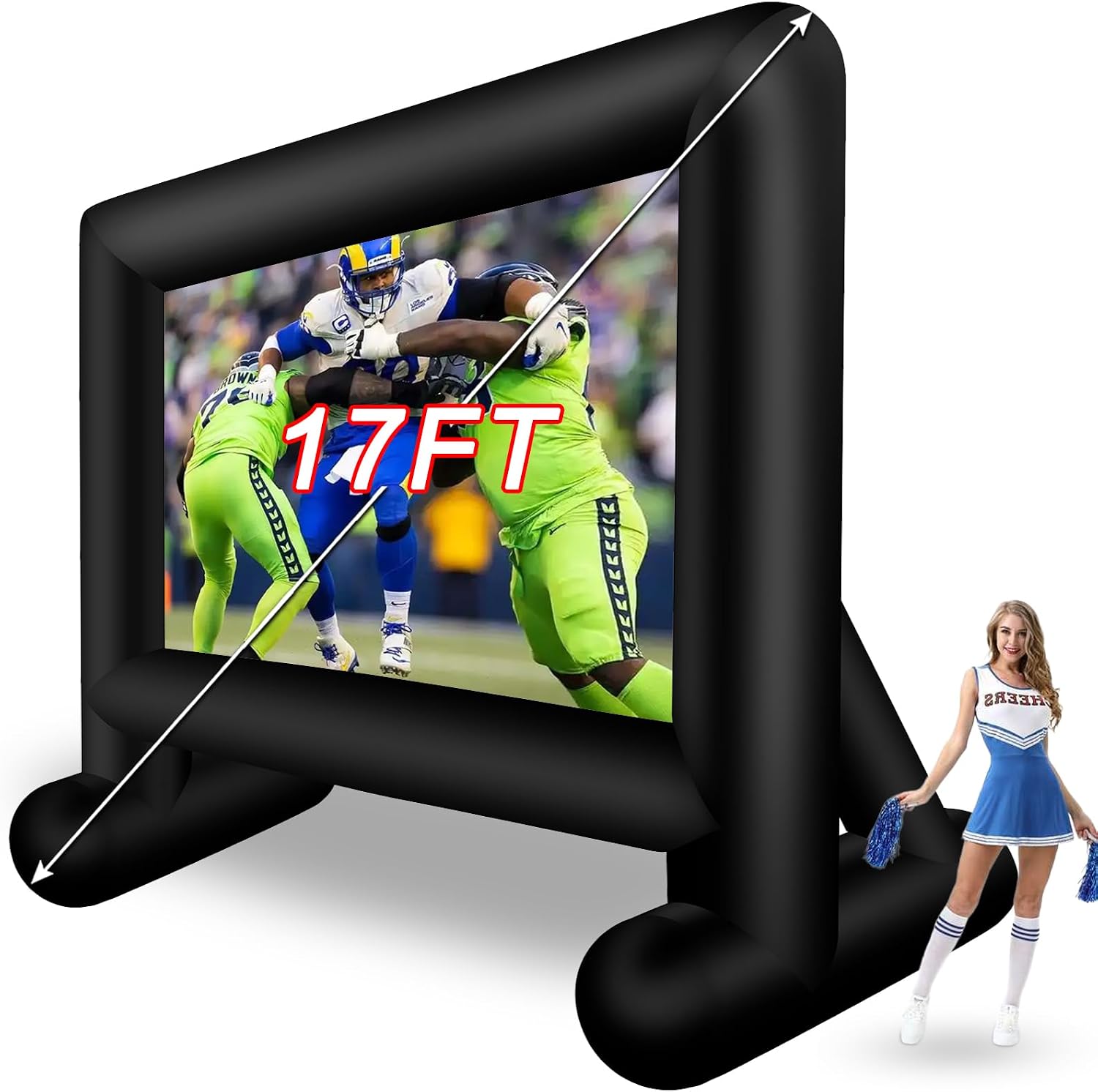 Inlftable Movie Screen 17FT (QILEBA)
