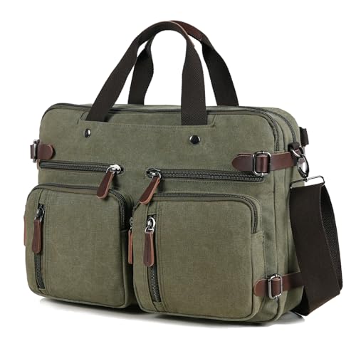 CROCOD 3-in-1 Convertible Laptop Backpack