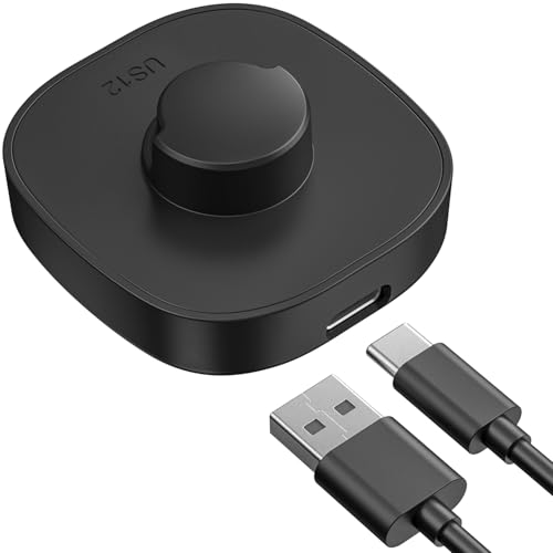 Smart Ring Charging Size 12, Compatible with Oura Ring Gen3 Charger, Fast Charging Dock and USB-C Cable, Charger for Smart Ring(Black)