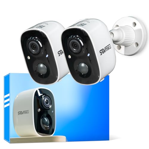 Vicohome 2K Security Camera Wireless Wi-Fi Indoor/Outdoor,Battery Powered,Easy to Setup,PIR Motion Detection,Two Way Audio, Audible Flashlight Siren,2.4GHz, Color Night Vision,180 Days Exchange Policy