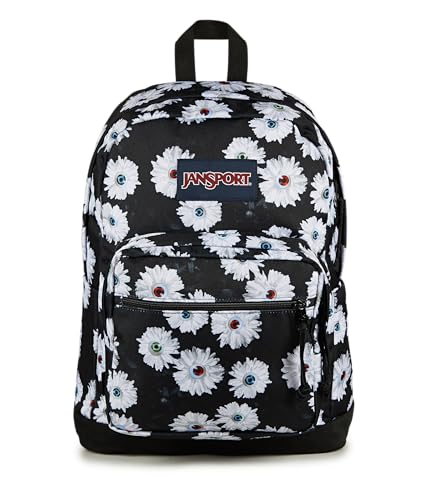 JanSport Right Pack Backpack - Durable Daypack with Padded 15" Laptop Sleeve, Spacious Main Compartment & Integrated Water Bottle Pocket, Eyeball Blossom