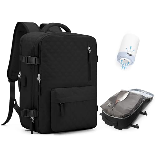 WONHOX Travel Vacuum Backpack (Black)