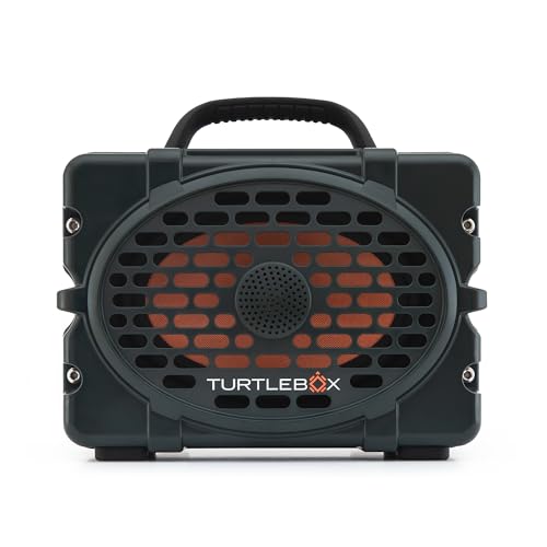 Turtlebox Original Gen 3: Portable Outdoor Bluetooth Speaker  Ultra-Loud (120dB), Waterproof (IP67), Rugged, Impact-Resistant, 3-Day Battery | Party Mode: Unlimited Pairing for Stereo Sound, Green