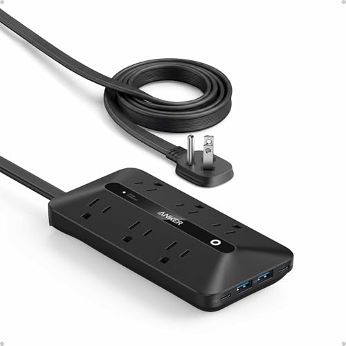 Anker Flat Plug Power Strip 300J