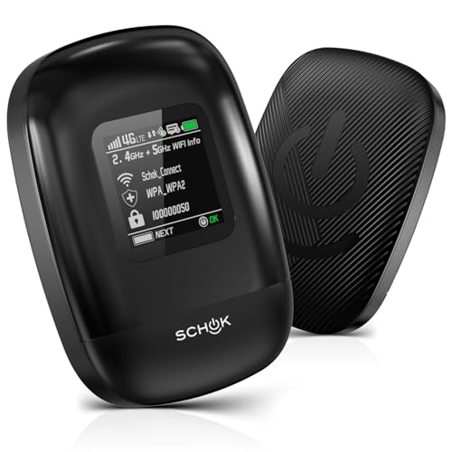 SCHOK 4G LTE Portable WiFi Hotspot