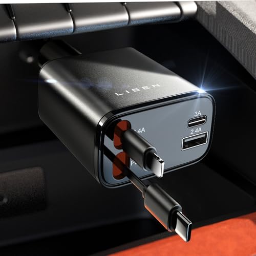 LISEN Retractable Car Charger
