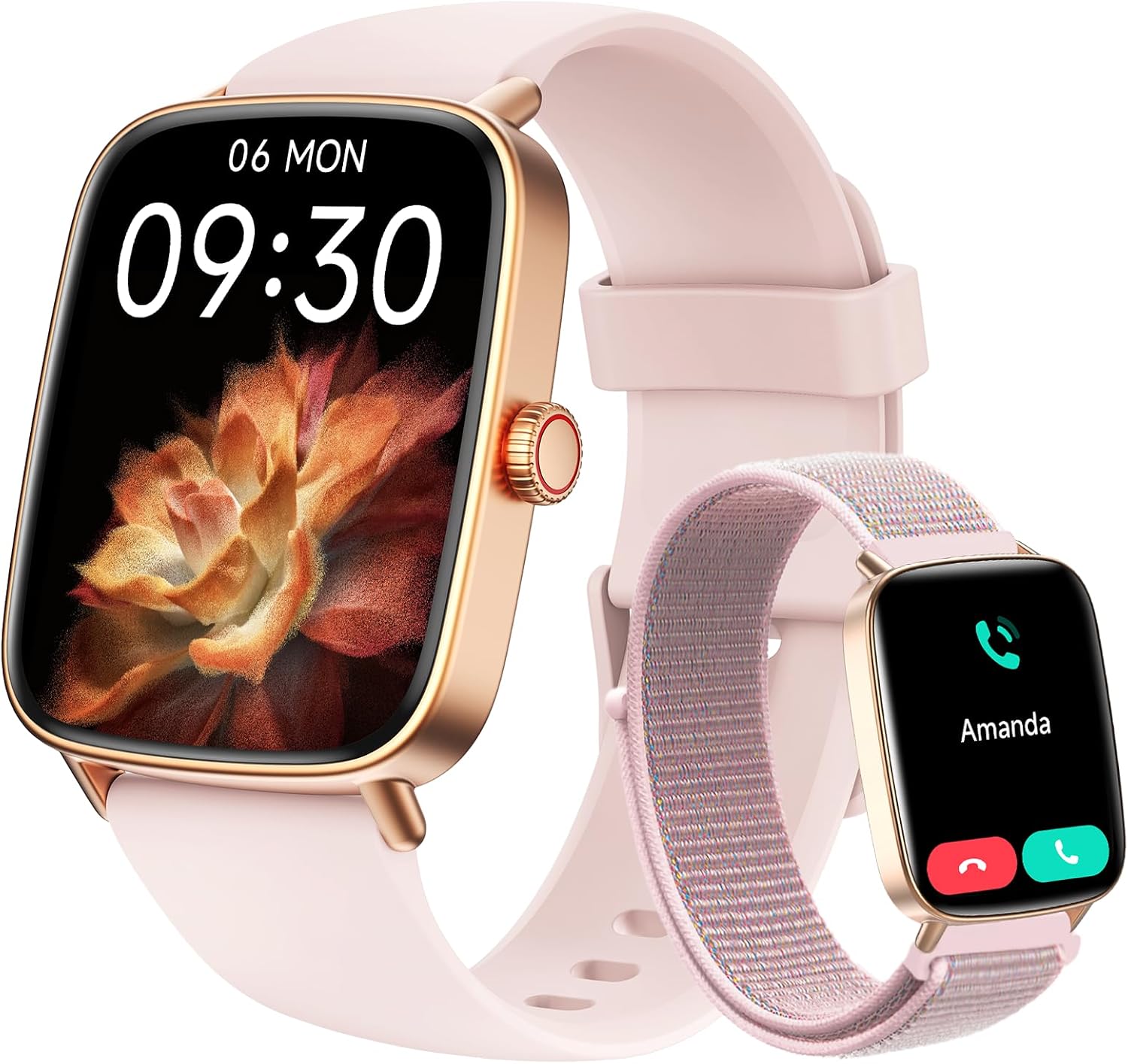 Tensky Smart Watch (2 Bands)