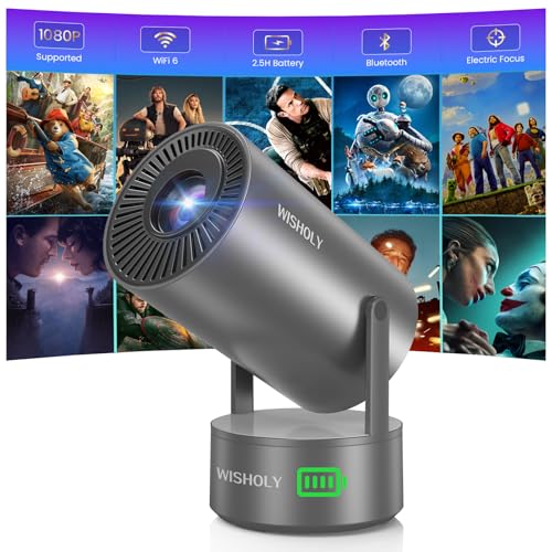 WISHOLY Mini Portable Projector