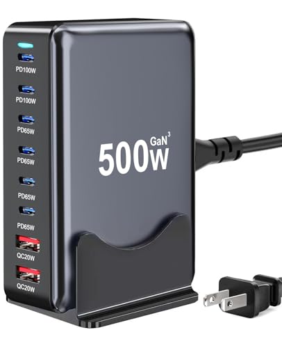500W USB C Charger Block (Dual 100W)