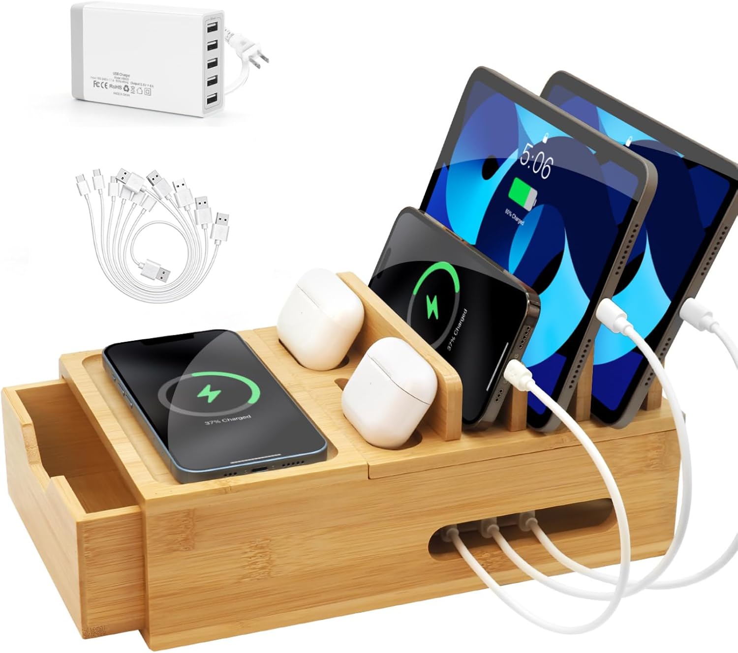 Bamboo Charging Station