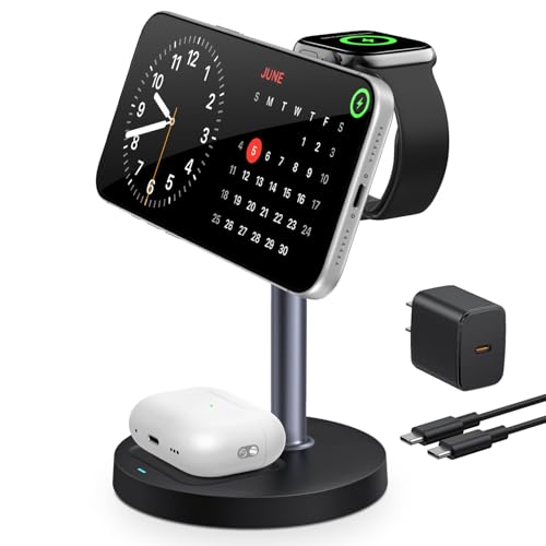 3 in 1 Wireless Charging Station for Apple