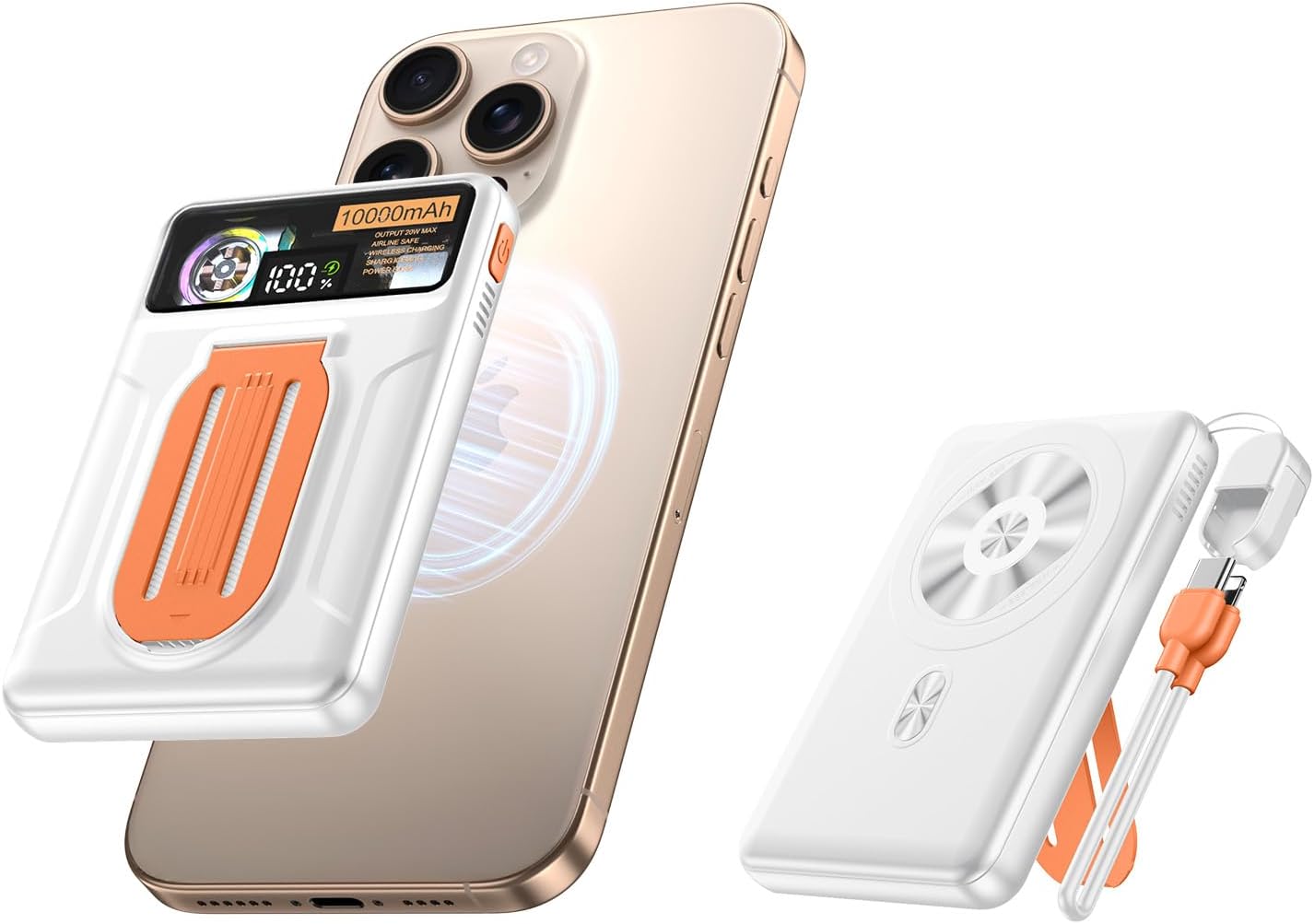 RXRBDA 10000mAh Magnetic Power Bank