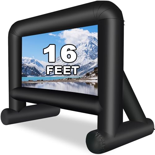 GZKYYLEGS 16ft Inflatable Screen