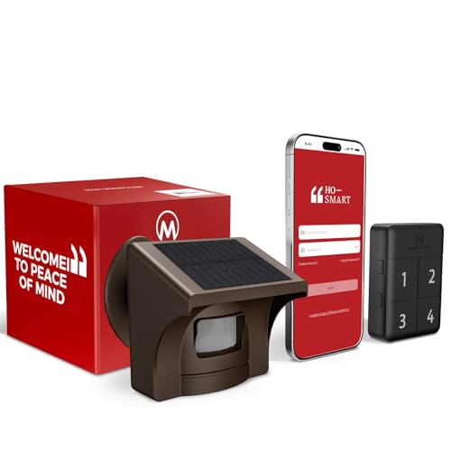 eMACROS Pro Solar Driveway Alarm (Backup Base)