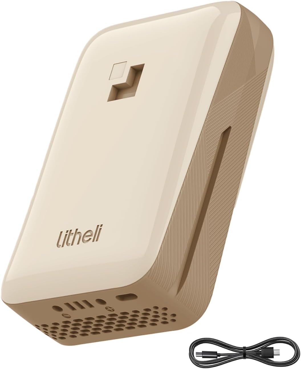 LiTHELi Portable Charger 4.0Ah Lithium Batteries 45W Max Power Bank, Suit for All U20 Power Tools and Outdoor Power Equipment(Yellow)