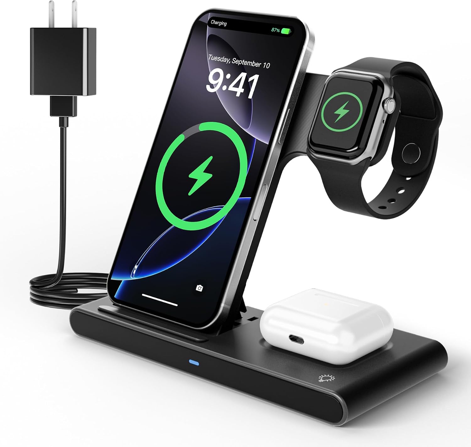 SMILE STATION 3-in-1 Wireless Charger