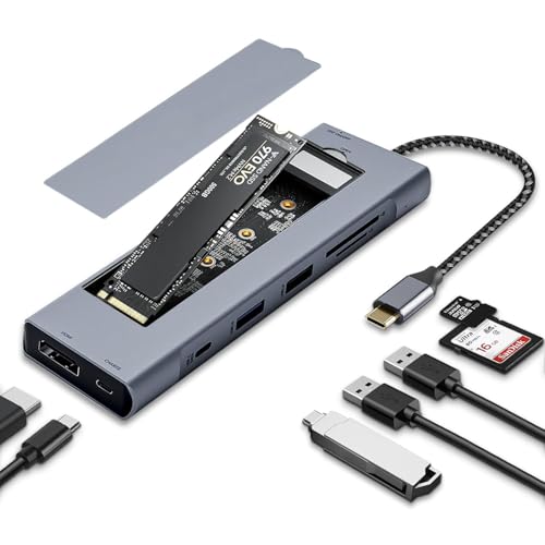 OseTub 8-in-1 USB C Hub with NVMe