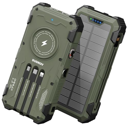Sudrov Solar Power Bank 42,800mAh