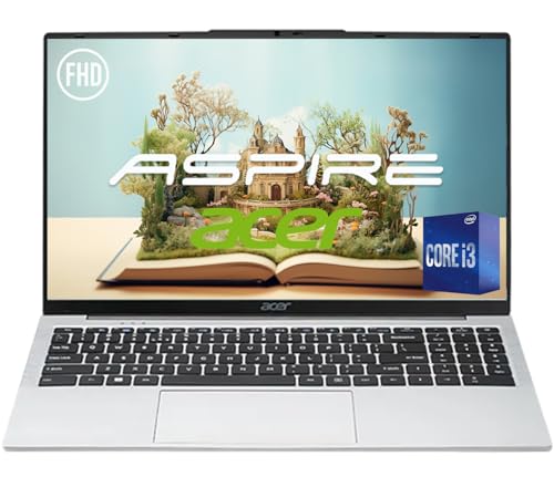acer Aspire 3 Slim Laptop - 15.6" Full HD IPS 1080P Display - AMD Ryzen 3 7330U Quad-Core Processor - 32GB RAM - 1TB NVMe SSD - Webcam - Wi-Fi 6