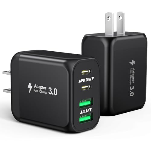 GASREKV 40W 4-Port Charger (2-Pack)
