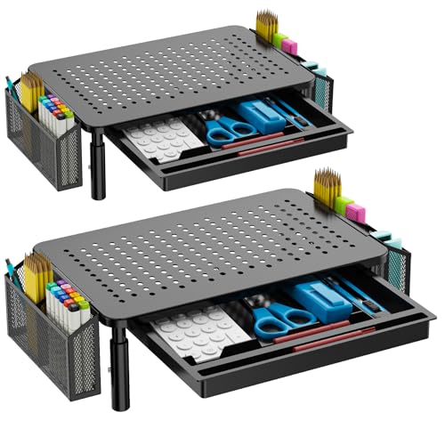 WALI Dual Monitor Stand with Storage