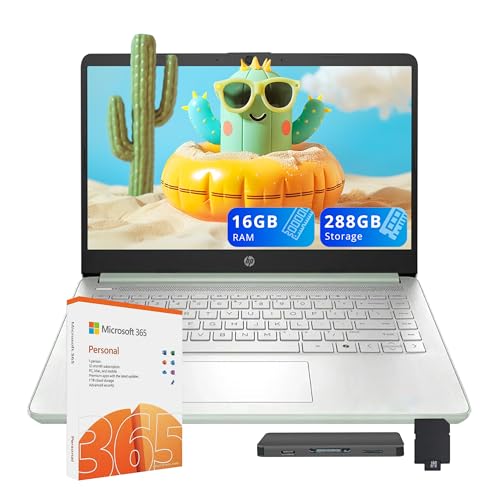 HP Stream 14" (Green) w/ Dock Set