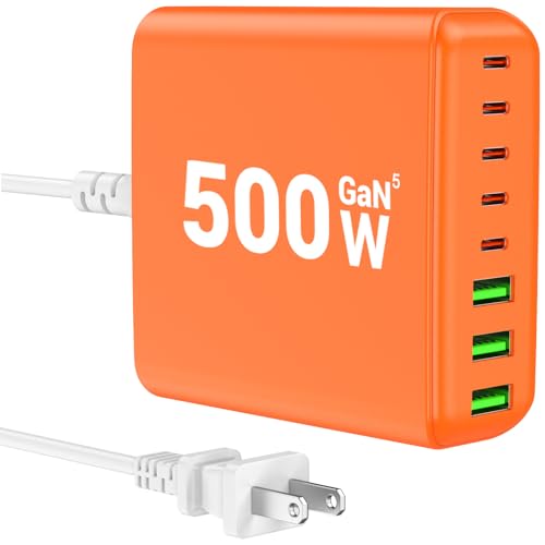 BURUDU 500W 8-Port USB-C Charger (alt)