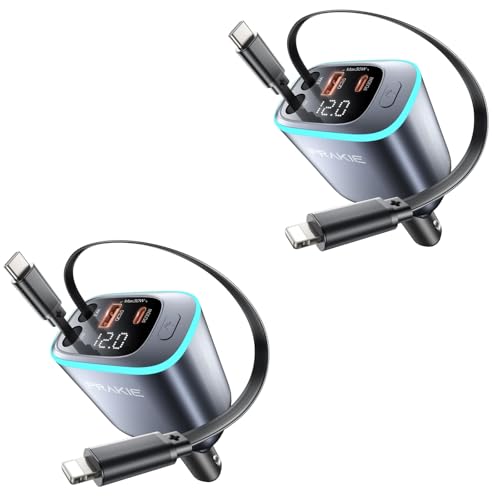 PRAKIE 4 in 1 Car Charger