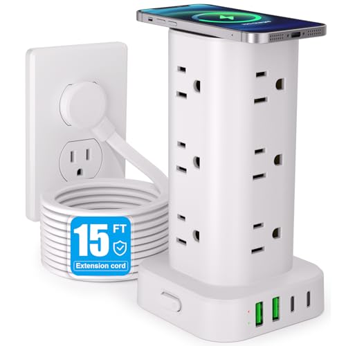 UWIWUTEI Power Strip Tower (15FT)