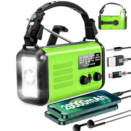 LOOFHIEN 20000mAh Emergency Radio